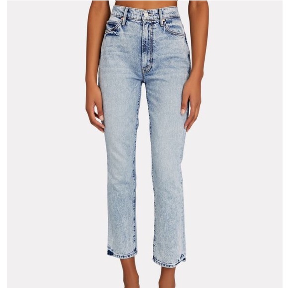 MOTHER SUPERIOR THE SWOONER RASCAL ANKLE Jeans Sign Wash Light - Picture 1 of 9